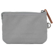 Roka Grey Carnaby Small Sustainable Canvas Wallet