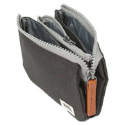 Roka Grey Carnaby Small Sustainable Canvas Wallet