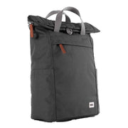 Roka Grey Finchley A Medium Sustainable Canvas Backpack