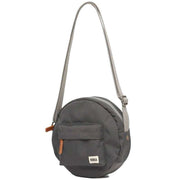 Roka Grey Paddington B Small Sustainable Canvas Crossbody Bag