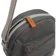 Roka Grey Paddington B Small Sustainable Canvas Crossbody Bag