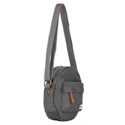 Roka Grey Paddington B Small Sustainable Nylon Crossbody Bag