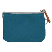 Roka Navy Carnaby Small Sustainable Canvas Wallet