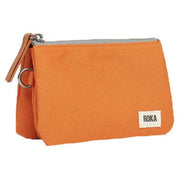 Roka Orange Carnaby Small Sustainable Canvas Wallet