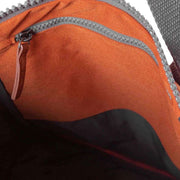 Roka Orange Finchley A Medium Sustainable Canvas Backpack