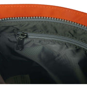 Roka Orange Kennington B Medium Sustainable Nylon Cross Body Bag