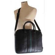 Ted Baker Black Nevver Striped Document Bag