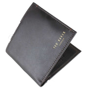 Ted Baker Brown Harrvee Bifold and Coin Leather Wallet