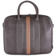 Ted Baker Brown Nevver Striped Document Bag